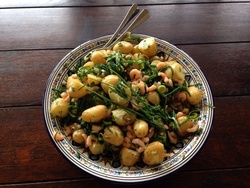 Jazzy with shrimps and samphire